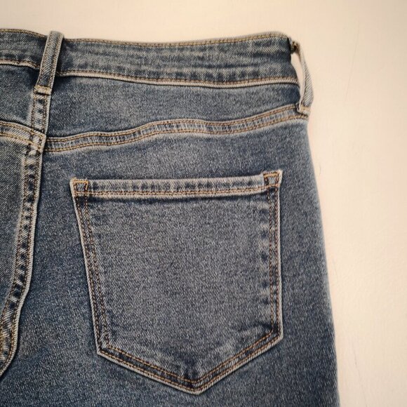 NWT Old Navy Mid Rise Rockstar Super Skinny Ladies Size 6 Blue Jeans - Picture 8 of 14